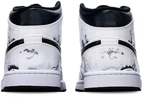 【定制球鞋】 Jordan Air Jordan 1 Mid Island Green 國潮系列 水墨竹葉 中國風 中幫 復古籃球鞋 GS 黑白灰 Shop 【定制球鞋】 Jordan Air Jordan 1 Mid Island Green 國潮系列 水墨竹葉 中國風 中幫 復古籃球鞋 GS 黑白灰