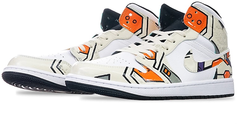 에어 조던 1 미드 "사이버펑크 아일랜드 그린" 554725-132(TeamT-女款电玩主题米黄橙白) Lookbook 에어 조던 1 미드 "사이버펑크 아일랜드 그린" 554725-132(TeamT-女款电玩主题米黄橙白)