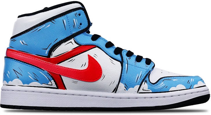에어 조던 1 미드 '아일랜드 그린 도라에몽' (커스텀) 554724-132(Teamone-男款叮当蓝白红) Order 에어 조던 1 미드 '아일랜드 그린 도라에몽' (커스텀) 554724-132(Teamone-男款叮当蓝白红)