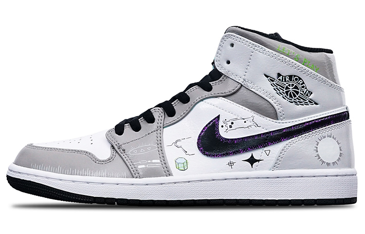 Buy カスタムAJ1ミッド "アイランドグリーン ゲーミング" 554724-132(Teamone-男款电玩机能风Z)