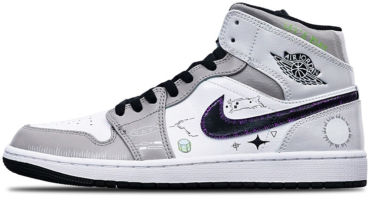 custom-shoes-air-jordan-1-mid-island-green-gaming