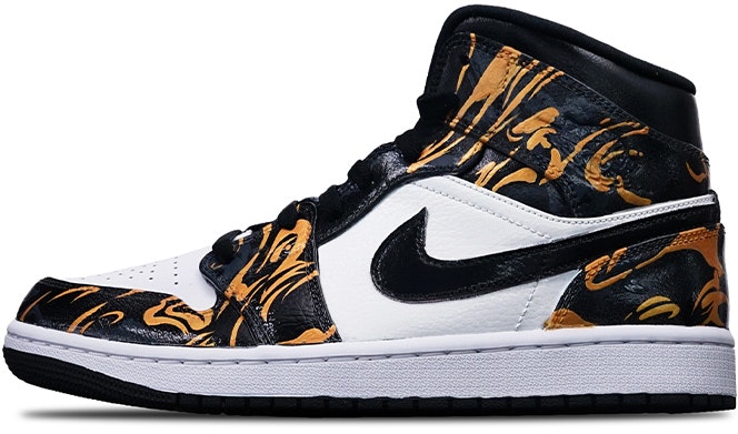 custom-shoes-air-jordan-1-mid-island-green-hand-painted-chinese-pattern