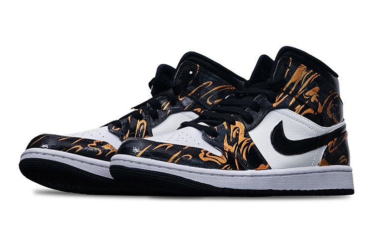 Lookbook カスタムAJ1ミッド "アイランドグリーン中華風" 554725-132-(TeamT-女款中国风纹理)