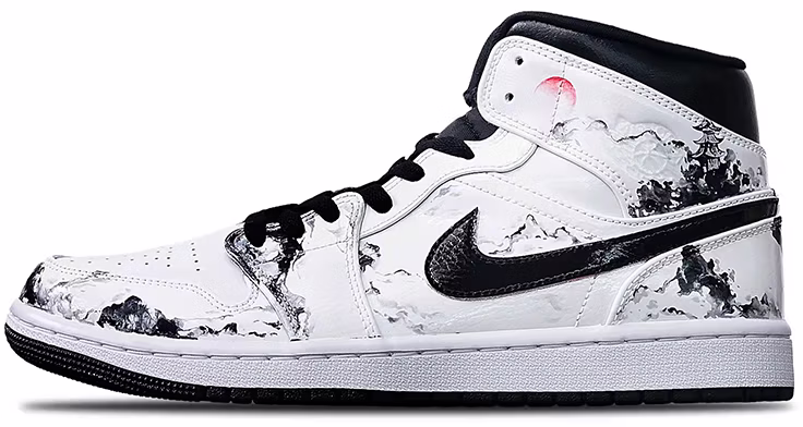 custom-shoes-air-jordan-1-mid-island-green-ink-pagoda