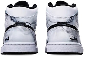 【定製球鞋】Jordan Air Jordan 1 Mid "Island Green" 國潮系列 水墨漁舟 中國風 中幫 復古籃球鞋 GS 黑白灰 Shop 【定製球鞋】Jordan Air Jordan 1 Mid "Island Green" 國潮系列 水墨漁舟 中國風 中幫 復古籃球鞋 GS 黑白灰