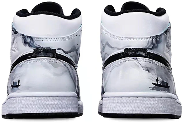 에어 조던 1 미드 '낚시꾼' (커스텀) 554725-132(Teamone-女款国潮水墨渔舟Z) Shop 에어 조던 1 미드 '낚시꾼' (커스텀) 554725-132(Teamone-女款国潮水墨渔舟Z)