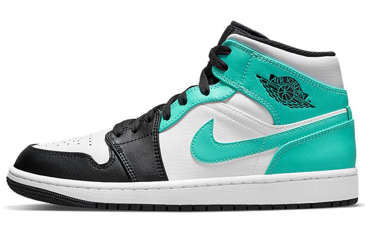 Details for [定制鞋] Air Jordan 1 Mid '绿岛熊猫情人节' 554724-132-(TeamT-情人节主题黑白熊猫)