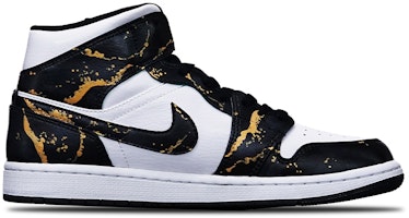 【定制鞋款】Air Jordan 1 Mid '岛屿绿色飞溅涂鸦' 554724-132(TeamT-男款泼墨涂鸦玫瑰金黑白) Order 【定制鞋款】Air Jordan 1 Mid '岛屿绿色飞溅涂鸦' 554724-132(TeamT-男款泼墨涂鸦玫瑰金黑白)