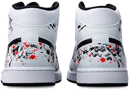 Jordan 1 Mid "Verde Isla y Ciruelo" 554724-132(Teamone-男款泼墨梅花黑白红Z) Shop Jordan 1 Mid "Verde Isla y Ciruelo" 554724-132(Teamone-男款泼墨梅花黑白红Z)