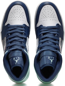 【定制球鞋】 Jordan Air Jordan 1 Mid 赤日海浪 日式風 浮世繪 中幫 復古籃球鞋 男款 藍薄荷 Shop 【定制球鞋】 Jordan Air Jordan 1 Mid 赤日海浪 日式風 浮世繪 中幫 復古籃球鞋 男款 藍薄荷
