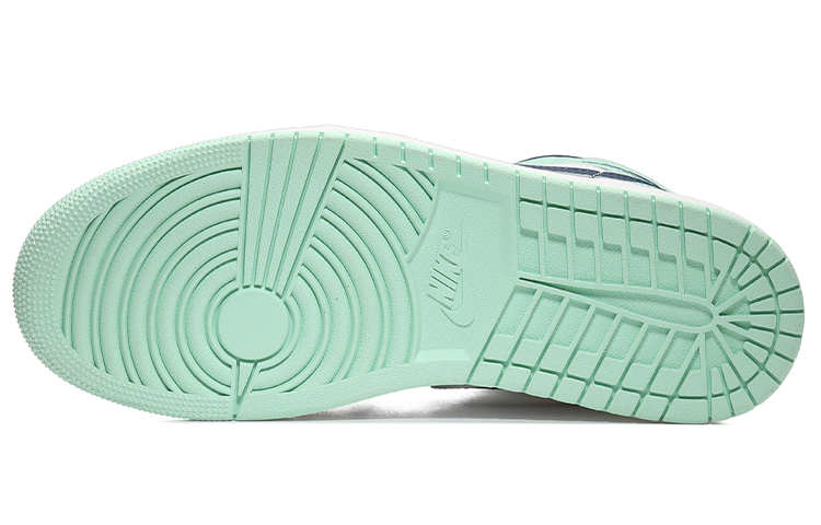 Details for [Zapatillas Personalizadas] Air Jordan 1 Mid 'Ukiyo-e Azul Menta Japonés' 554724-413(Team10-赤日海浪男QD)