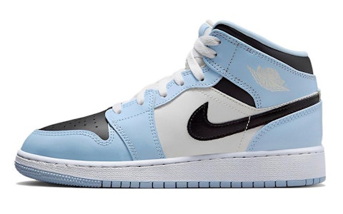 【定制球鞋】 Jordan Air Jordan 1 Mid 野鶴製造 星月毛絨勾禮盒 高幫 復古籃球鞋 GS 克萊因藍 Sizing 【定制球鞋】 Jordan Air Jordan 1 Mid 野鶴製造 星月毛絨勾禮盒 高幫 復古籃球鞋 GS 克萊因藍