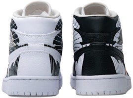 【訂製球鞋】 Jordan Air Jordan 1 Mid 野鶴製造 賀歲款 錦鯉陰陽 立體魚鱗 中幫 復古籃球鞋 男款 紅黑白 Shop 【訂製球鞋】 Jordan Air Jordan 1 Mid 野鶴製造 賀歲款 錦鯉陰陽 立體魚鱗 中幫 復古籃球鞋 男款 紅黑白