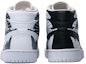 Shop 【訂製球鞋】 Jordan Air Jordan 1 Mid 野鶴製造 賀歲款 錦鯉陰陽 立體魚鱗 中幫 復古籃球鞋 男款 紅黑白