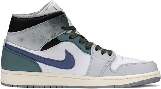 【定制球鞋】Jordan Air Jordan 1 Mid FZBB 特殊禮盒 解構 最後審判 中幫 復古籃球鞋 男款 藍綠灰 Lookbook 【定制球鞋】Jordan Air Jordan 1 Mid FZBB 特殊禮盒 解構 最後審判 中幫 復古籃球鞋 男款 藍綠灰