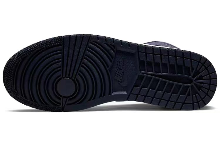 Purchase [Sepatu Kustom] Air Jordan 1 Mid 'Lazy Panda - Ungu Pasir' 554724-445-460480