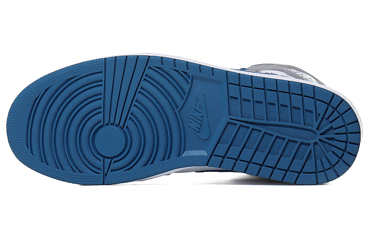 Details for [Kasut Custom] Air Jordan 1 Mid 'Lazy Panda Abu Putih Biru' DQ8426-014(Team10-慵懒大熊猫）