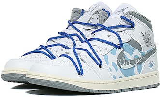 에어 조던 1 미드 '번개 천공' (커스텀) 554724-135(Team10-闪电窟窿) Lookbook 에어 조던 1 미드 '번개 천공' (커스텀) 554724-135(Team10-闪电窟窿)