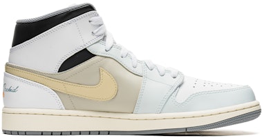 【訂製球鞋】Jordan Air Jordan 1 Mid 花語系列 野鶴製造 小雛菊限定 禮盒 中幫 復古籃球鞋 男款 灰白 Lookbook 【訂製球鞋】Jordan Air Jordan 1 Mid 花語系列 野鶴製造 小雛菊限定 禮盒 中幫 復古籃球鞋 男款 灰白