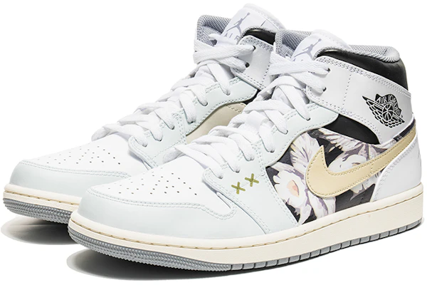 Zapatillas Personalizadas Air Jordan 1 Mid 'Little Daisy Gris-Blanco' 554724-135(TeamB-情人节男款灰白Q-BOX) Shop Zapatillas Personalizadas Air Jordan 1 Mid 'Little Daisy Gris-Blanco' 554724-135(TeamB-情人节男款灰白Q-BOX)