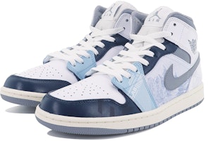 【定制鞋款】 Air Jordan 1 Mid '月球任务 白灰蓝' 554724-135(Team10-逐月计划) Lookbook 【定制鞋款】 Air Jordan 1 Mid '月球任务 白灰蓝' 554724-135(Team10-逐月计划)