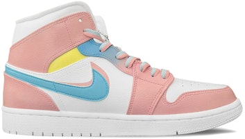 エアジョーダン1 Mid マカロン青ピンクカスタム 554724-130-(TeamE-马卡龙-蓝粉-喷绘) Order エアジョーダン1 Mid マカロン青ピンクカスタム 554724-130-(TeamE-马卡龙-蓝粉-喷绘)