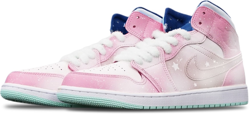 커스텀 에어 조던 1 미드 '마카롱 핑크-화이트' 554724-413(TeamT-桃红白融雪S-BOX) Shop 커스텀 에어 조던 1 미드 '마카롱 핑크-화이트' 554724-413(TeamT-桃红白融雪S-BOX)