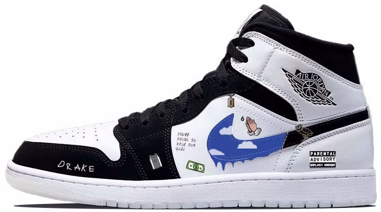 custom-shoes-air-jordan-1-mid-magic-owl-panda-black-white