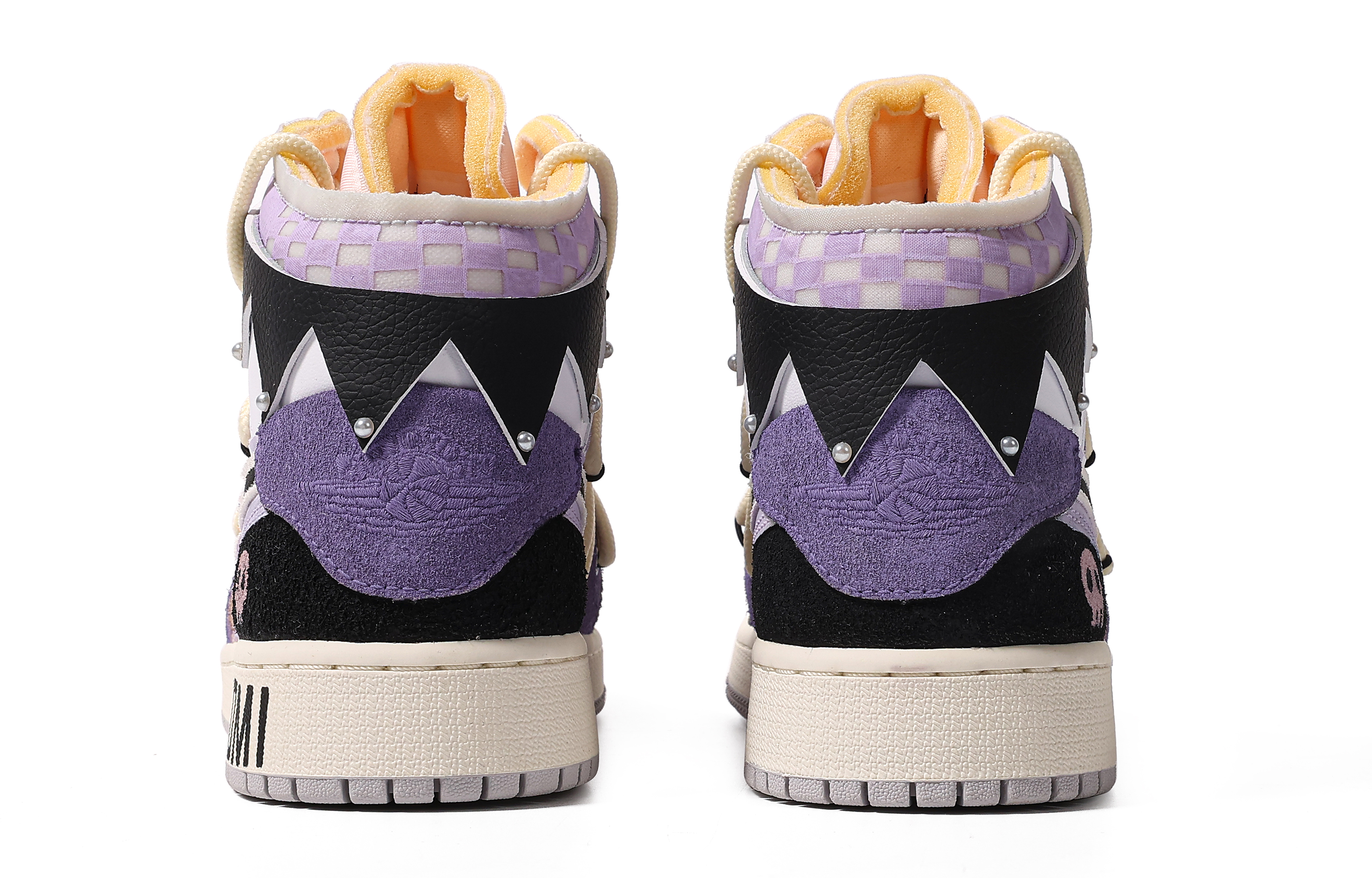 Purchase [Kasut Custom] Air Jordan 1 Mid 'Magic Purple' DQ3726-100(TeamM-女款魔紫库洛S-BOX)