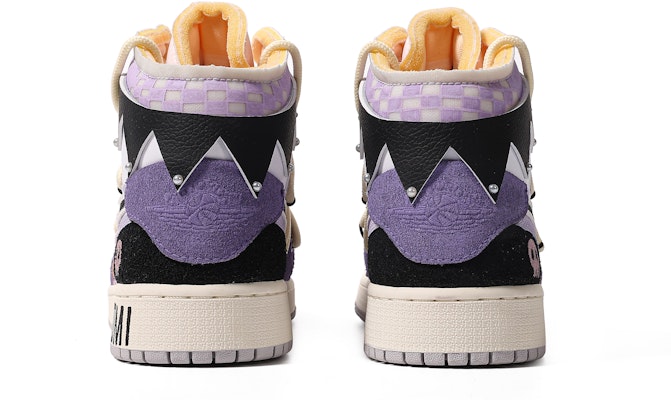 【定制球鞋】 Jordan Air Jordan 1 Mid 達芬奇定制 特殊鞋盒 魔紫庫洛 中幫 復古籃球鞋 GS 黑白紫 Purchase 【定制球鞋】 Jordan Air Jordan 1 Mid 達芬奇定制 特殊鞋盒 魔紫庫洛 中幫 復古籃球鞋 GS 黑白紫