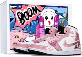 【定製球鞋】 Jordan Air Jordan 1 Mid 機械賽博朋克戰損高達風 限量特殊鞋盒 中幫 復古籃球鞋 男女同款 藕白 Buy 【定製球鞋】 Jordan Air Jordan 1 Mid 機械賽博朋克戰損高達風 限量特殊鞋盒 中幫 復古籃球鞋 男女同款 藕白