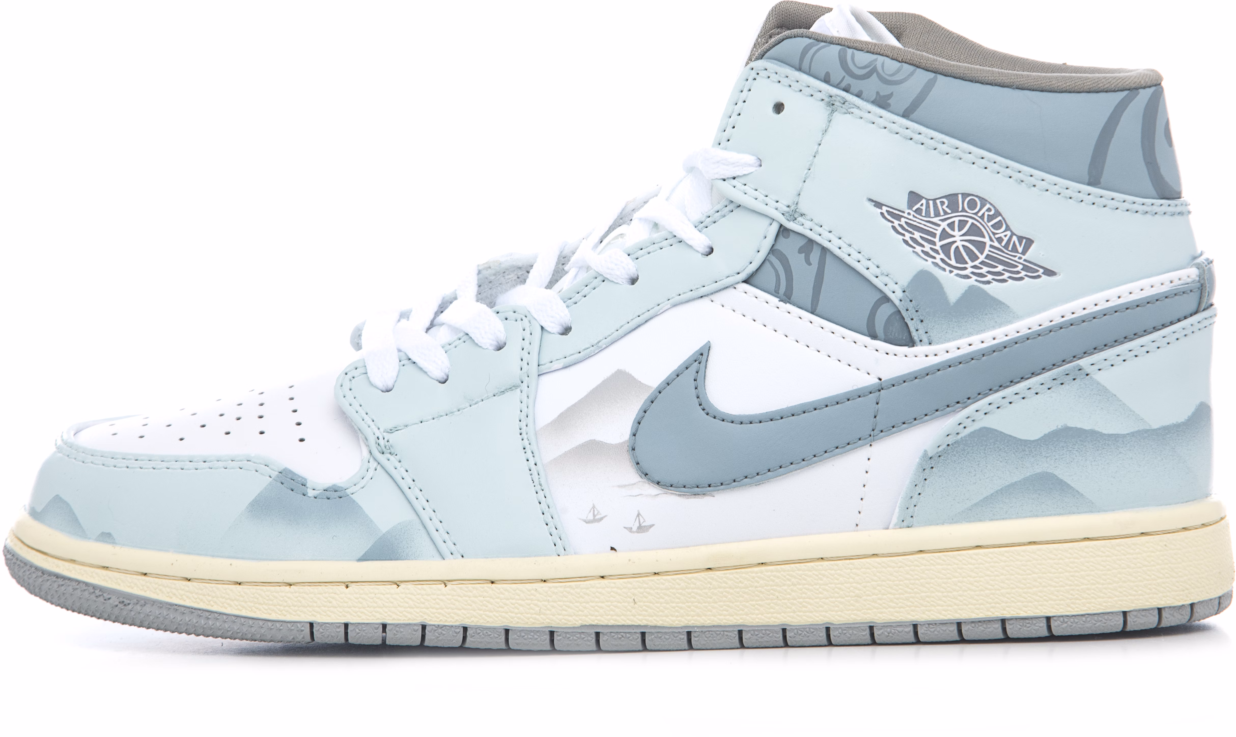 custom-shoes-air-jordan-1-mid-misty-southland-blue-white