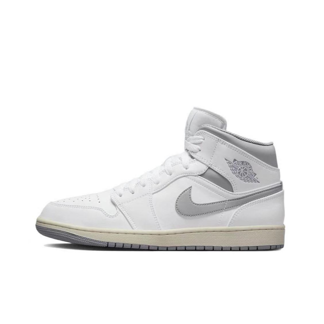 Details for [Kasut Custom] Air Jordan 1 Mid 'Biru Misty Southland-Putih' 554724-135(Team60-男款烟雨江南)