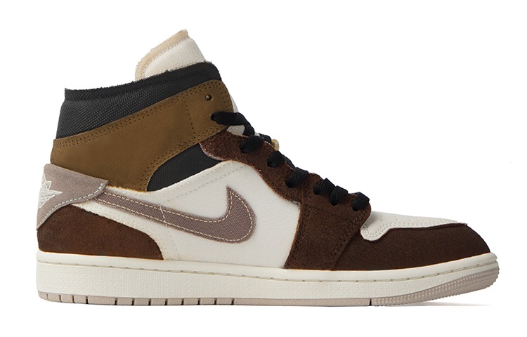 Order 커스텀 에어 조던 1 미드 '모카' (Custom Air Jordan 1 Mid 'Mocha') DM9652-102(Team拾柒-男款中帮特浓摩卡球鞋)