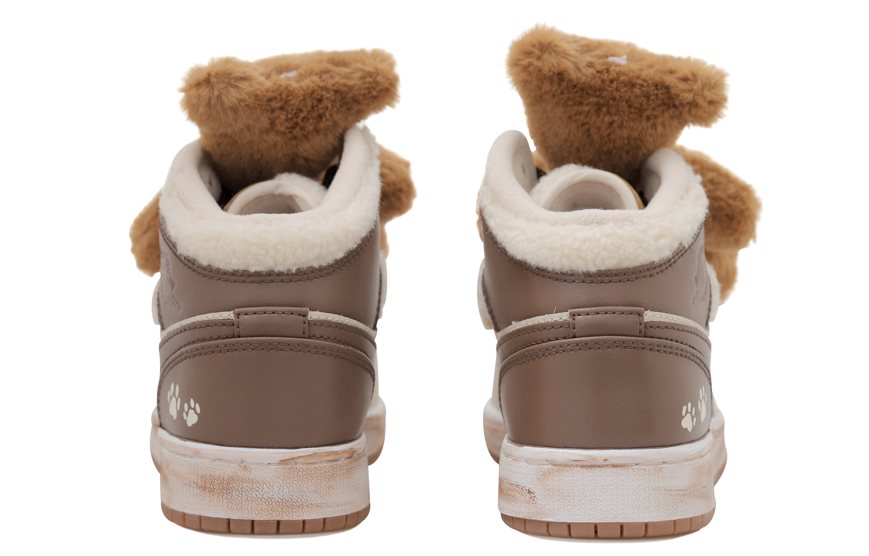 Purchase [Kasut Custom] Air Jordan 1 Mid 'Mocha Teddy Bear - Distressed' DO2207-264-471333
