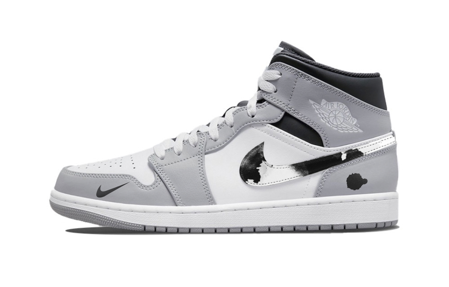 Buy [定制鞋款] Air Jordan 1 Mid '山水' 554724-078-453034