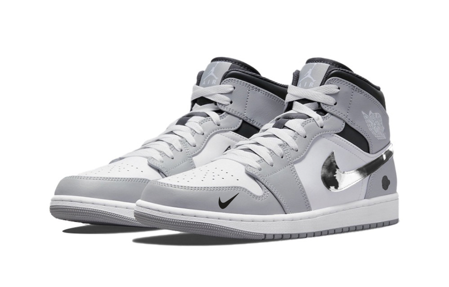 Lookbook [定制鞋款] Air Jordan 1 Mid '山水' 554724-078-453034