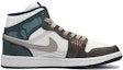 Order 커스텀 에어 조던 1 미드 '머키 시안' 554724-174(Team98-男款水漾光影)