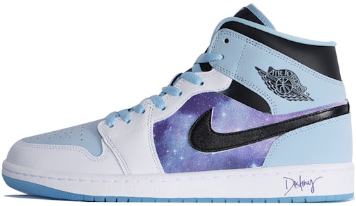【訂製球鞋】 Jordan Air Jordan 1 神秘星空 紫色星雲 舒適 氣質 減震耐磨防滑 中筒 復古籃球鞋 男款 藍白色 Buy 【訂製球鞋】 Jordan Air Jordan 1 神秘星空 紫色星雲 舒適 氣質 減震耐磨防滑 中筒 復古籃球鞋 男款 藍白色