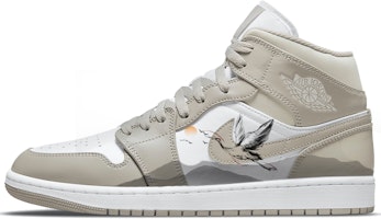 カスタムAJ1ミッド "中華風白黒" 554724-082(Team56-仙鹤松山) Buy カスタムAJ1ミッド "中華風白黒" 554724-082(Team56-仙鹤松山)