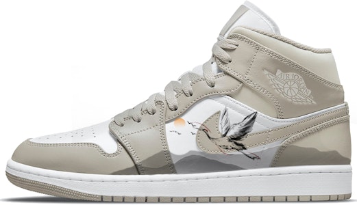 에어 조던 1 미드 '신중식 화이트 블랙' (커스텀 슈즈) 554724-082(Team56-仙鹤松山) Buy 에어 조던 1 미드 '신중식 화이트 블랙' (커스텀 슈즈) 554724-082(Team56-仙鹤松山)