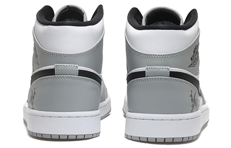 Purchase [Kasut Custom] Air Jordan 1 Mid 'Nirvana Indigo Naga' 554724-092(Team10-涅槃重生男烟灰QD)