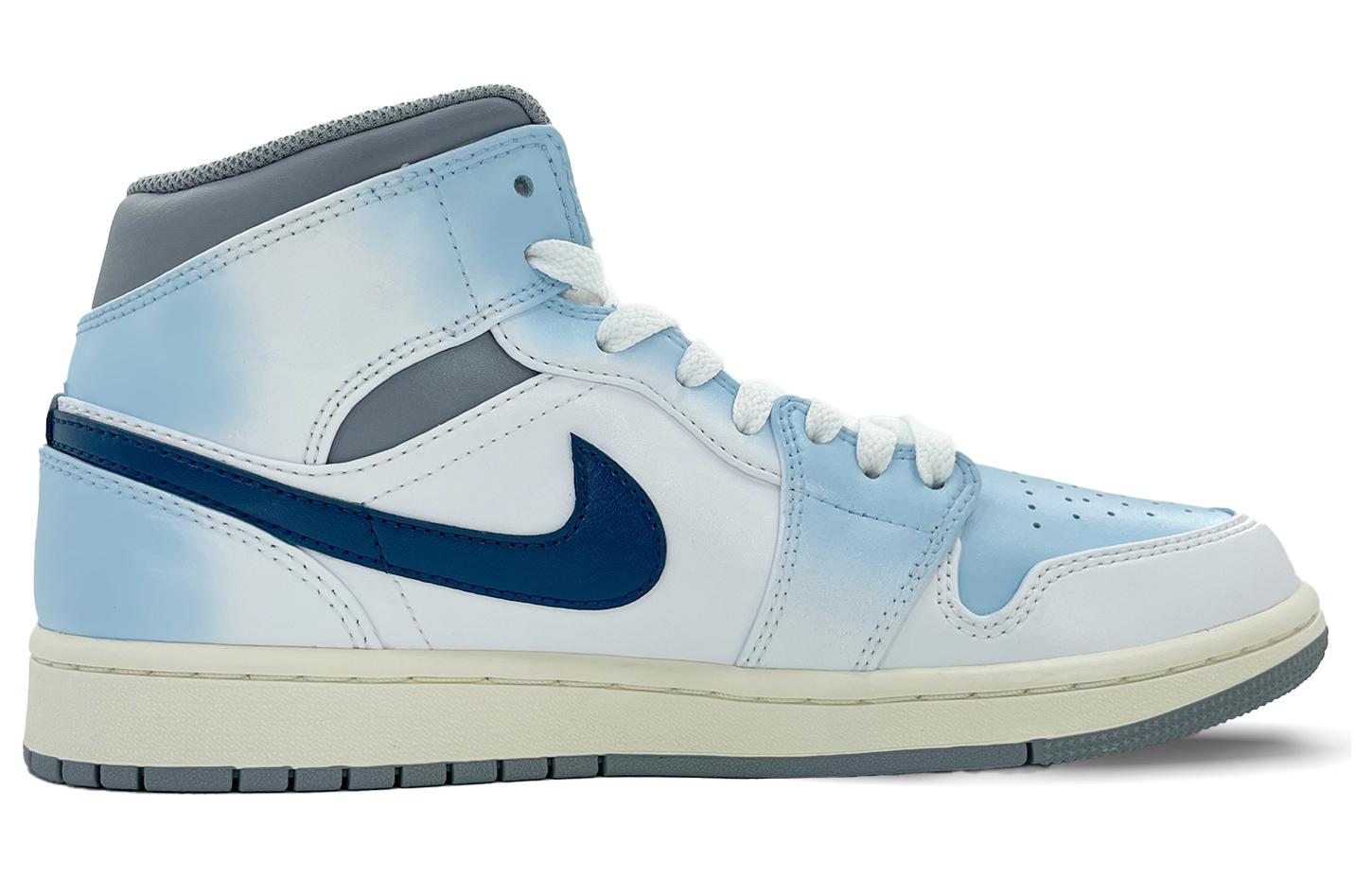 [Custom Shoes] Jordan 1 Mid 'Ocean Ink Fade' 圖 2