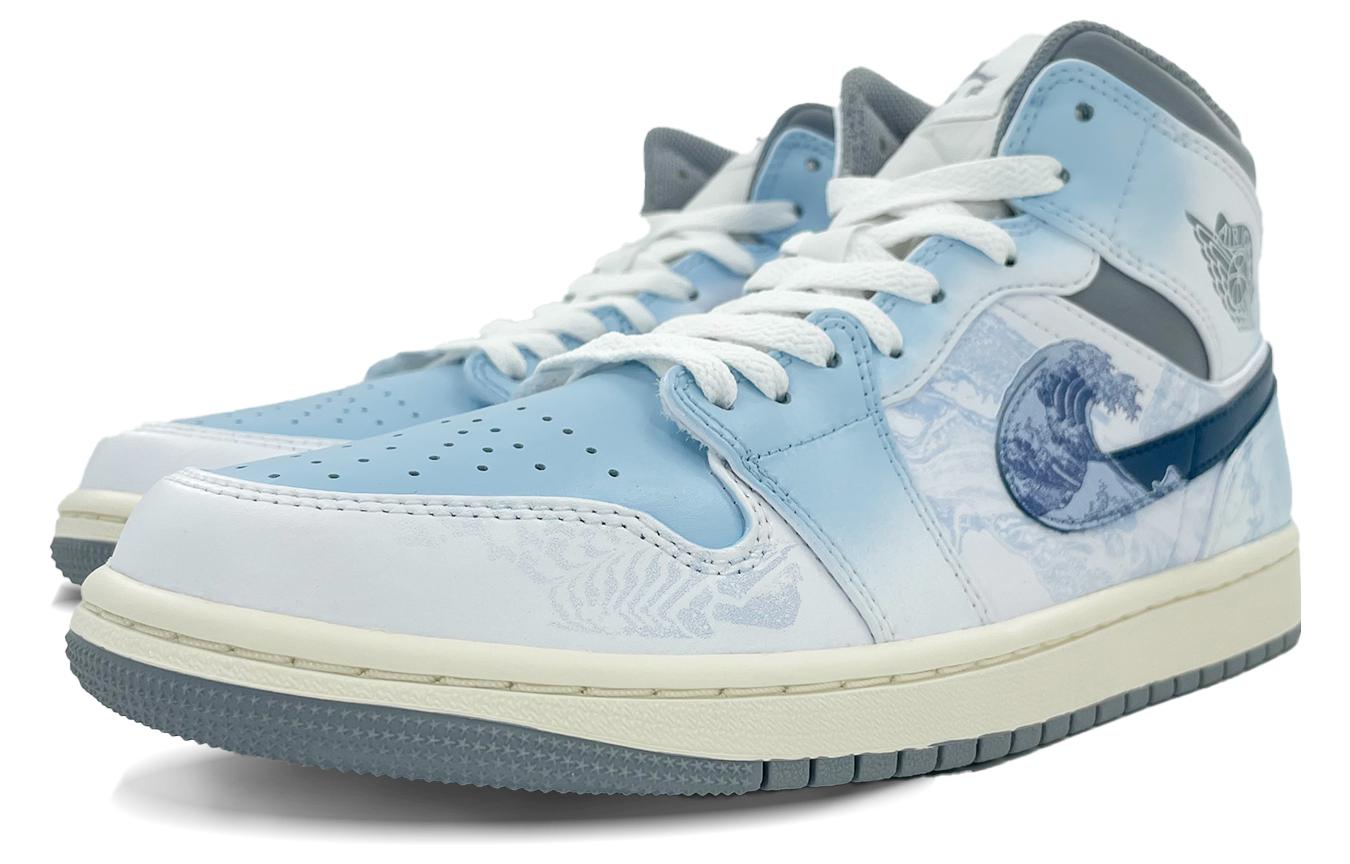 [Custom Shoes] Jordan 1 Mid 'Ocean Ink Fade' 圖 3