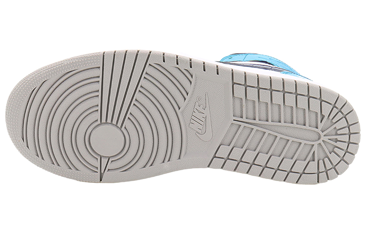 Details for 【定制球鞋】 Jordan Air Jordan 1 Mid 海洋之謎 夢幻之藍 中幫 復古籃球鞋 男款 藍白