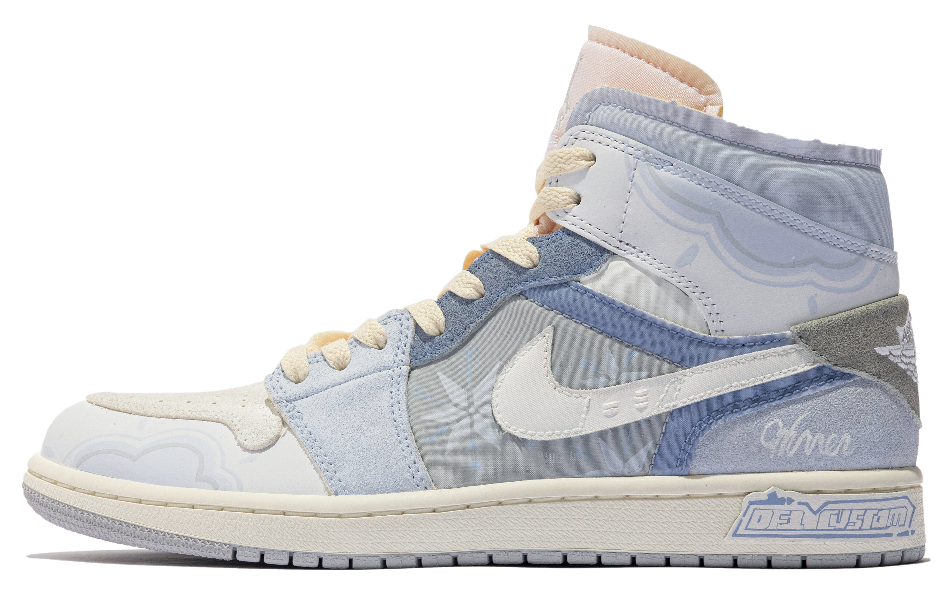 Buy エアジョーダン1 Mid "オーシャンバレンタイン" (AJ1 Mid "オーシャンV") DM9652-100(TeamM-男款海洋之星S-BOX)