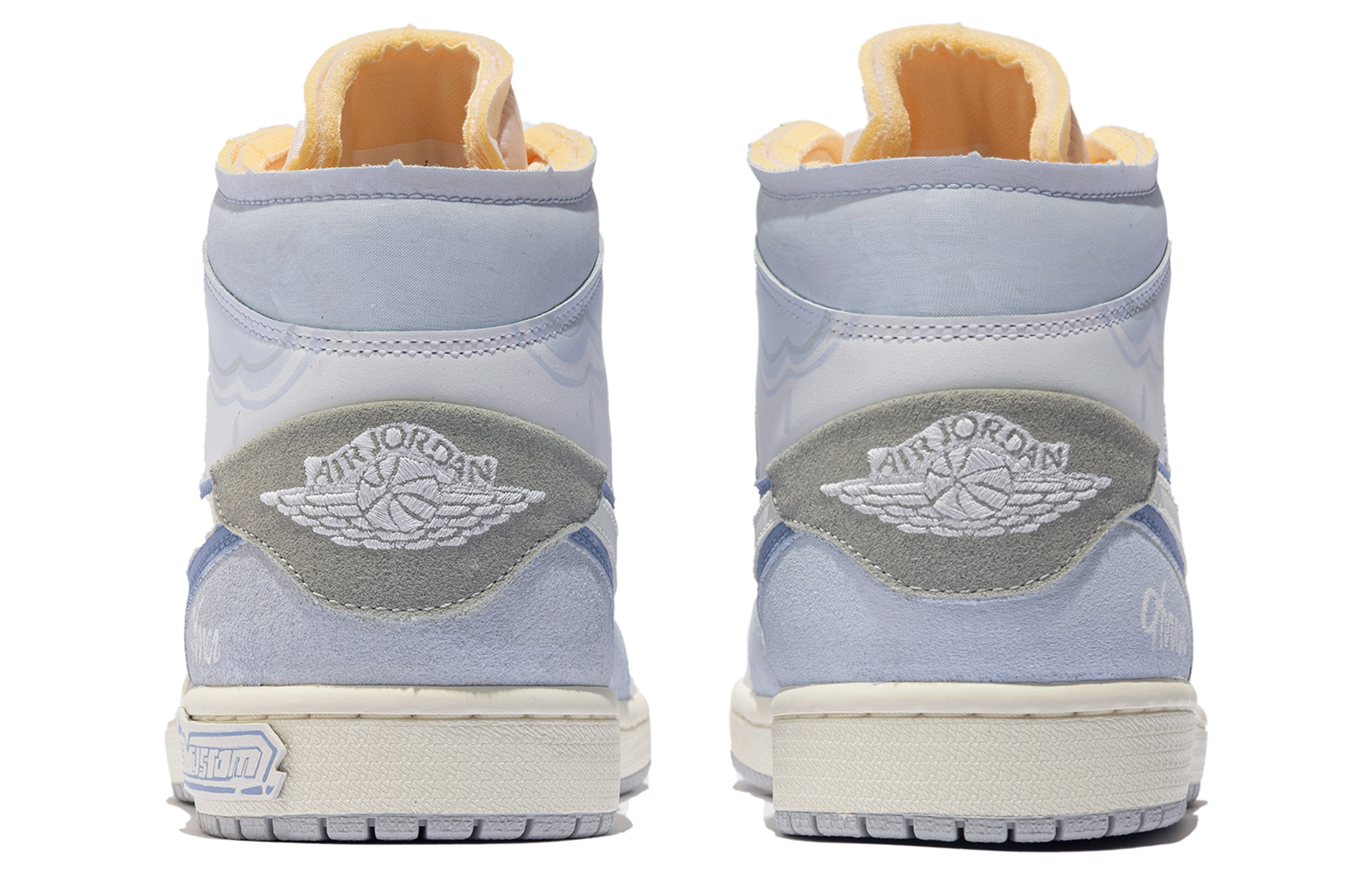 Shop エアジョーダン1 Mid "オーシャンバレンタイン" (AJ1 Mid "オーシャンV") DM9652-100(TeamM-男款海洋之星S-BOX)