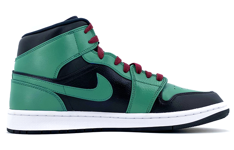 Order [Kasut Custom] Air Jordan 1 Mid 'One Piece Zoro Hijau Putih Custom' 554724-077(Team-K男女款动漫佩剑海贼王索隆)