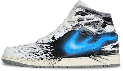 カスタムAJ1ミッド「酸化白青」 554724-135(TeamG-男款灰毒液) Buy カスタムAJ1ミッド「酸化白青」 554724-135(TeamG-男款灰毒液)