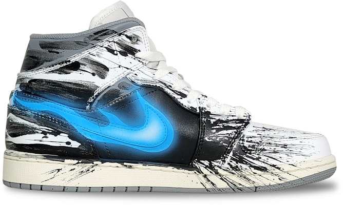 カスタムAJ1ミッド「酸化白青」 554724-135(TeamG-男款灰毒液) Order カスタムAJ1ミッド「酸化白青」 554724-135(TeamG-男款灰毒液)